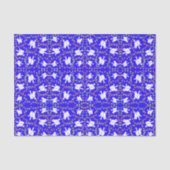 Schattigee witte olifant Chanoeka geschenkpapier Tissuepapier (Voorkant)