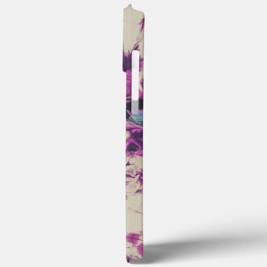 Schattigee Witte Paarse Tie Dye Case-Mate iPhone Case (Achterkant / Links)