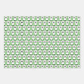 Schattigee witte schapen voor je Kinderen Inpakpapier Vel (Voorkant 3)