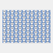 Schattigee witte schapen voor je Kinderen Inpakpapier Vel (Voorkant 3)