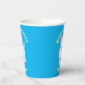 Schattigee Witte West Highland terrier cartoon Ver Papieren Bekers (Links)