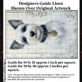 Schattigee Witte Westie Hond Puppyportret CX1 Deco Tissuepapier