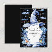 Schattigee Wizard Pet Baby shower Bedankkaart (Voorkant / Achterkant)