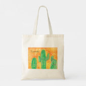 Schattigee woestijncactus tote bag (Achterkant)