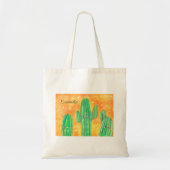 Schattigee woestijncactus tote bag (Voorkant)