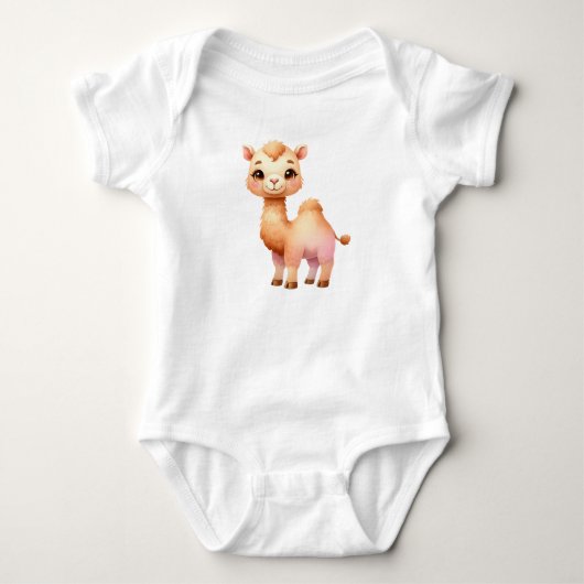 Schattigee woestijnkamelensafari romper (Voorkant)