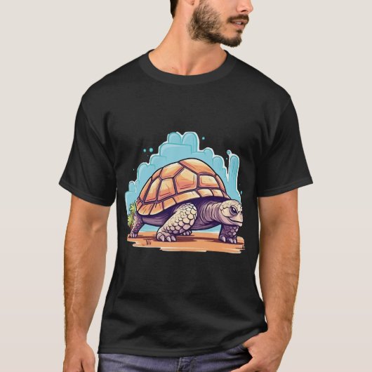 Schattigee woestijnschildpad t-shirt (Voorkant)