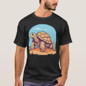 Schattigee woestijnschildpad t-shirt (Voorkant)