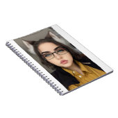 Schattigee Wolf Girl Journal Notitieboek (Rechterzijde)