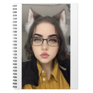 Schattigee Wolf Girl Journal Notitieboek