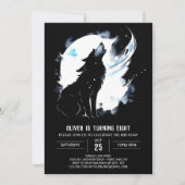 Schattigee Wolf Pup's Enchanted Birthday Kaart (Voorkant)