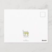 Schattigee wombat dank u briefkaart (Achterkant)