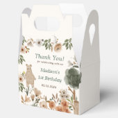 Schattigee Woodland Animals 1st Verjaardag Party F Bedankdoosjes (Geopend)