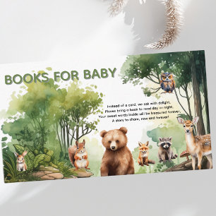 Schattigee Woodland Animals Boeken voor Baby Informatiekaartje