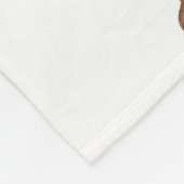 Schattigee Woodland Animals Greenery Custom Monogr Fleece Deken (Hoek)