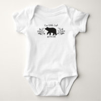 Schattigee Woodland Baby Beer Cub Bodysuit