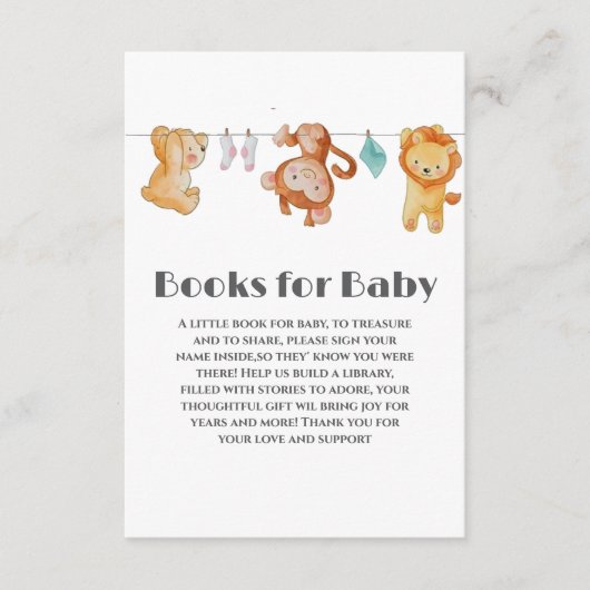 Schattigee Woodland Book Request Enclosure Kaart (Voorkant)