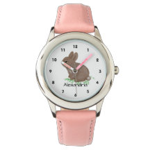 Schattigee Woodland Bunny Naam Gepersonaliseerd