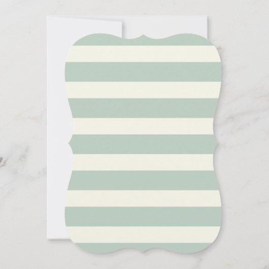 Schattigee Woodland Bunny Rabbit op Light Sage Gre Kaart (Achterkant)