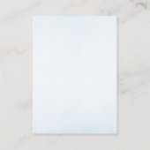 Schattigee Woodland Deer Blue Floral Boeken voor B Informatiekaartje (Achterkant)