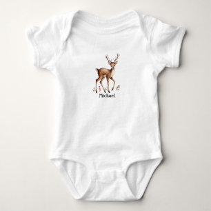 Schattigee Woodland Dierenherten Water Gepersonali Romper