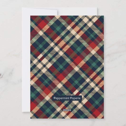 Schattigee Woodland Duck Winter Forest Gezellige K Feestdagenkaart (Achterkant)