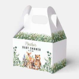 Schattigee Woodland Favor Boxes | Woodland Baby sh Bedankdoosjes