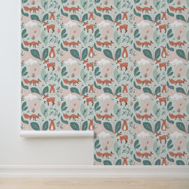 Schattigee Woodland Fox and Deer Forest Peel and S Behang