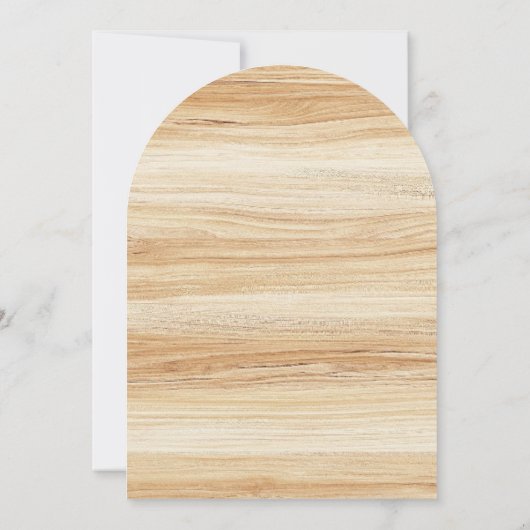 Schattigee Woodland Fox Herfst Autumn Arch Baby sh Kaart (Achterkant)