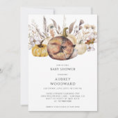 Schattigee Woodland Fox pompoenen herfst Kaart (Voorkant)