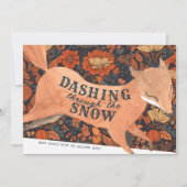 Schattigee Woodland Fox-Waterverf Kaart (Voorkant)