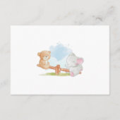 Schattigee Woodland Luier Raffle Request Enclosure Informatiekaartje (Achterkant)