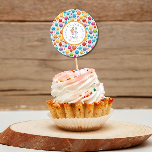 Schattigee Woodland Party konijnen dansen de Twist Ronde Sticker