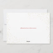 Schattigee Woodland Reindeer Christmas Elf Feestdagenkaart (Achterkant)