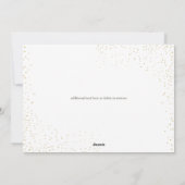 Schattigee Woodland Reindeer Christmas Elf Feestdagenkaart (Achterkant)