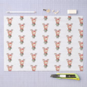 Schattigee Woodland Reindeer Christmas Elf Tissuepapier (Craft)