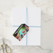 Schattigee Woodland vrienden vos stinkdier wasbeer Cadeaulabel (Met Touw)