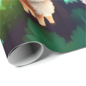 Schattigee Woodland vrienden vos stinkdier wasbeer Cadeaupapier (Rol Hoek)