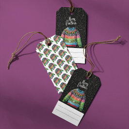 Schattigee Xmas Holly Berries Ugly Christmas Sweat Cadeaulabel