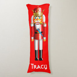 Schattigee Xmas Notenkraker King Cartoon Lichaamskussen