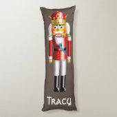 Schattigee Xmas Notenkraker King Cartoon Lichaamskussen (Achterkant (Verticaal))