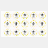 Schattigee Yellow Bee Apiary Imker Labels (Vel)