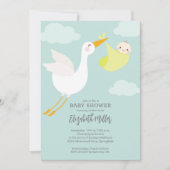 Schattigee Yellow Bundle Stork Baby shower Alles i Kaart (Voorkant)