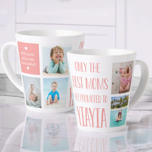 Schattigee Yiayia kleinkinderen Foto & Naam Latte Mok