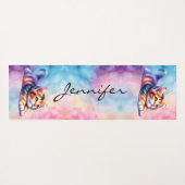 Schattigee yogakitty kattenliefhebbers yogamat (Achterkant (horizontaal))