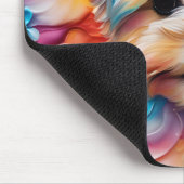 Schattigee Yorkie Kleurrijke Mousepad Muismat (Hoek)