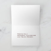 Schattigee Yorkie Thanksgiving Wenskaarten Feestdagen Kaart (Binnen)