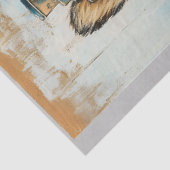 Schattigee Yorkshire Terriër Hond in Goggles K3 De Tissuepapier (Detail)