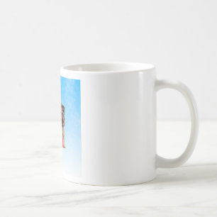 Schattigee Yorkshire Terrier Vrolijk kerstfeest Koffiemok