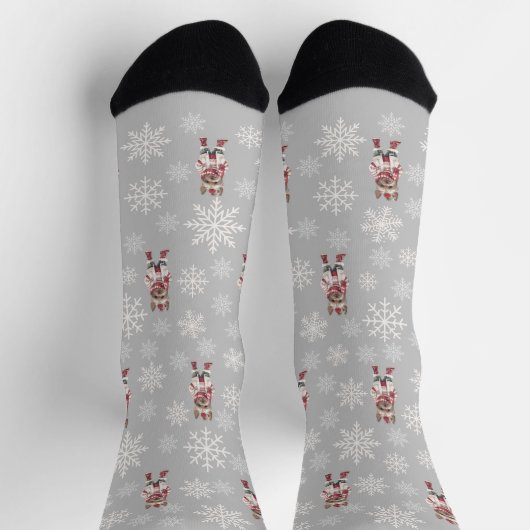 Schattigee Yorkshire Terrier Yorkie Sokken (Top)